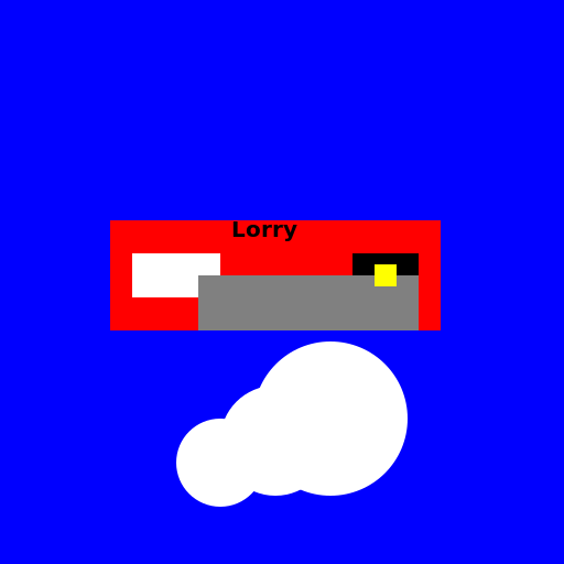 Lorry Inside River - DrawGPT