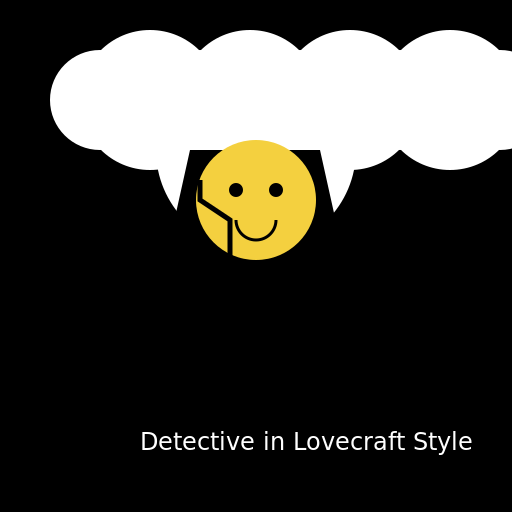 Detective in Lovecraft Style - DrawGPT
