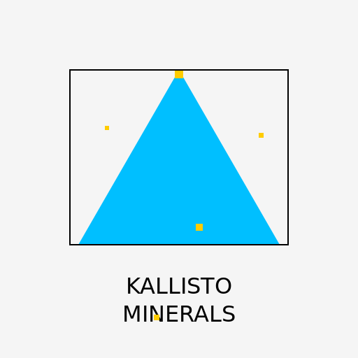Logo for KALLISTO MINERALS - A Shimmering Gem - DrawGPT