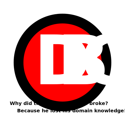 DBC Logo - Black, Red, and White - DrawGPT