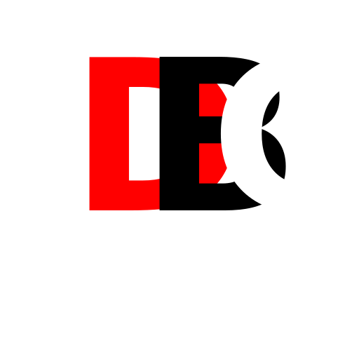 Modern DBC in Red, Black, and White - DrawGPT