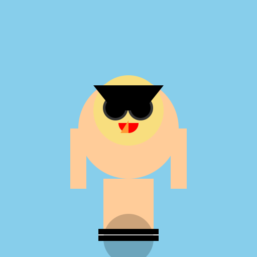 A boy with sunglasses - DrawGPT