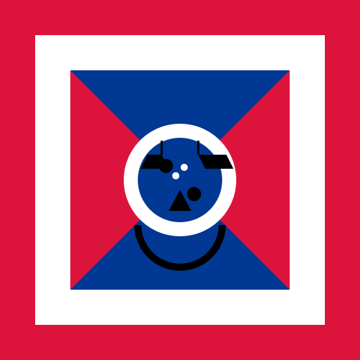 Nepal Flag with Eyes - DrawGPT