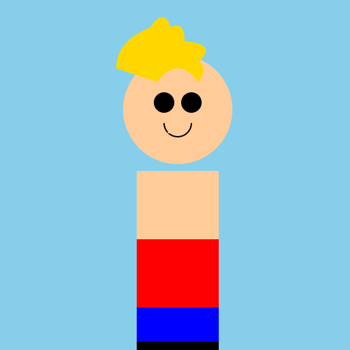 Blonde-haired Boy - DrawGPT