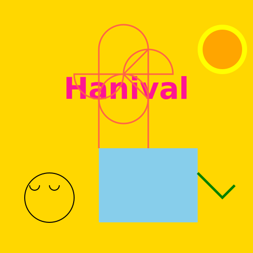 Festival Logo for Hanival 2023 - DrawGPT