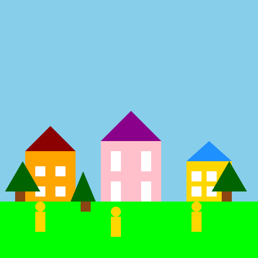 Happy Neighborhood - DrawGPT