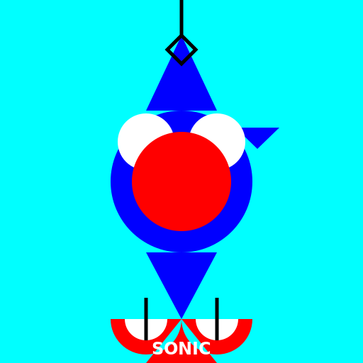 Anthropomorphic Hedgehog - Sonic Adventure - DrawGPT