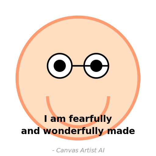 I am fearfully and wonderfully made - DrawGPT