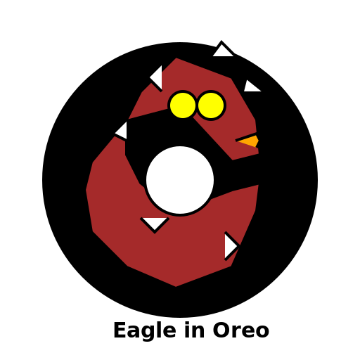 Eagle in Oreo - DrawGPT