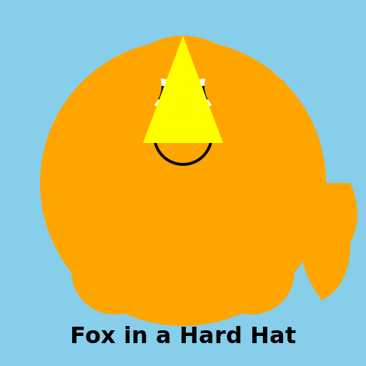 Fox in a Hard Hat - DrawGPT