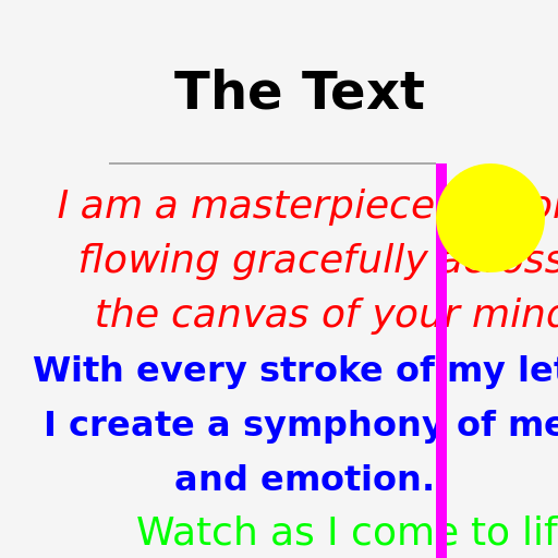 The Text - DrawGPT