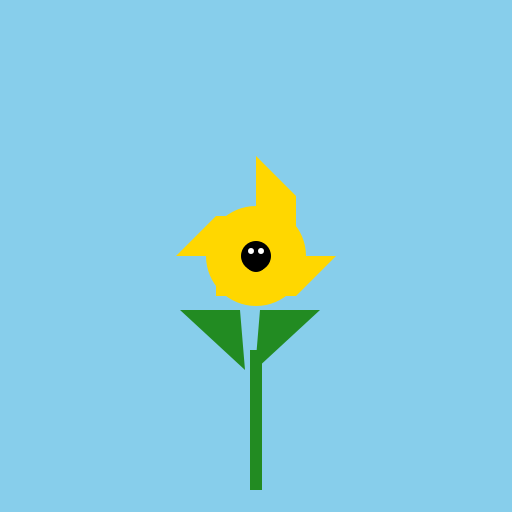 Happy Little Sunflower - DrawGPT