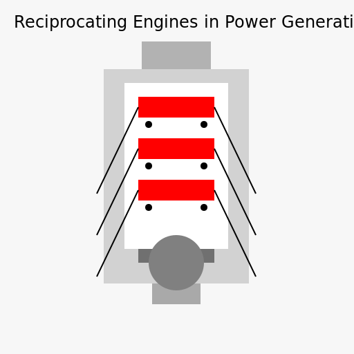 Reciprocating Engines in the Power Generation Industry - DrawGPT
