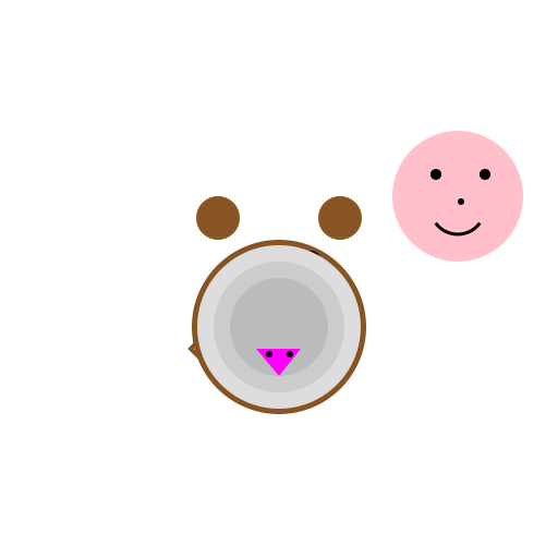 Teddy Bear at My Dog - DrawGPT