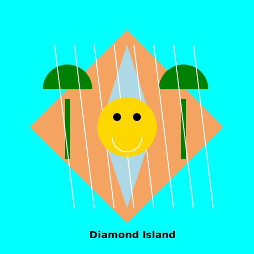 Diamond Island (Grenadines) - DrawGPT