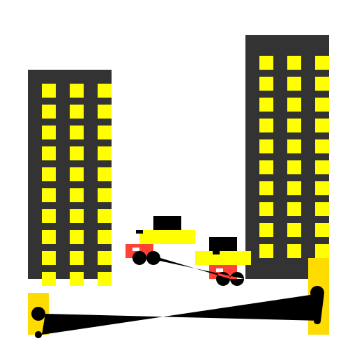 Busy New York Street with Taxis - DrawGPT