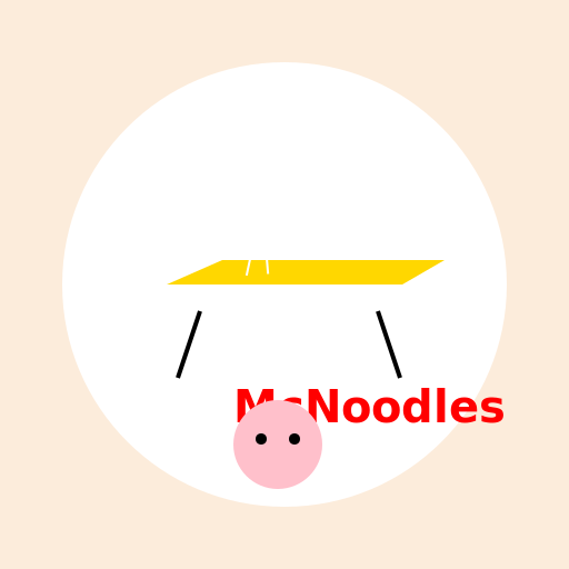 McNoodles from McDonalds - DrawGPT