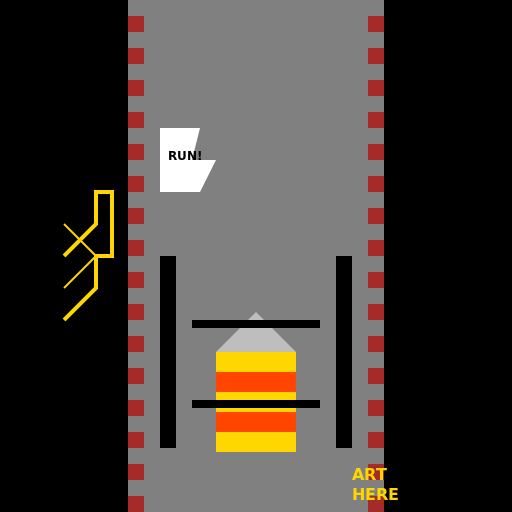 Fiery Alley Escape - DrawGPT