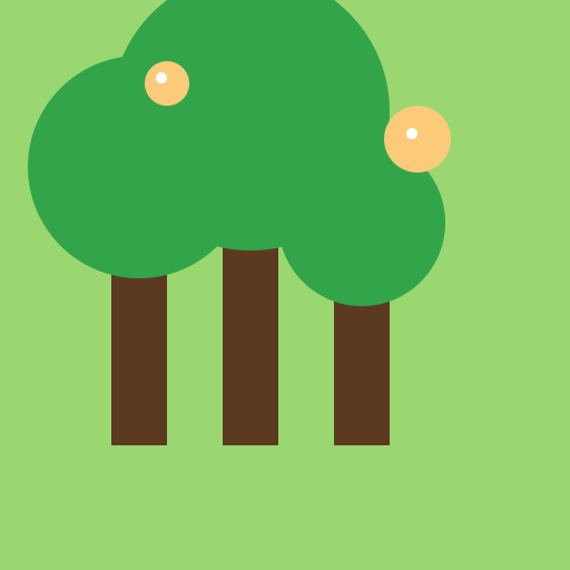 Whimsical Forest with Chirpy Birds - DrawGPT