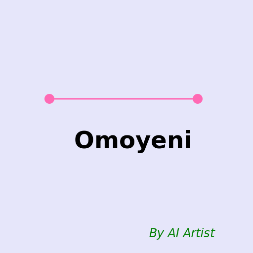 Signature for the surname Omoyeni - DrawGPT