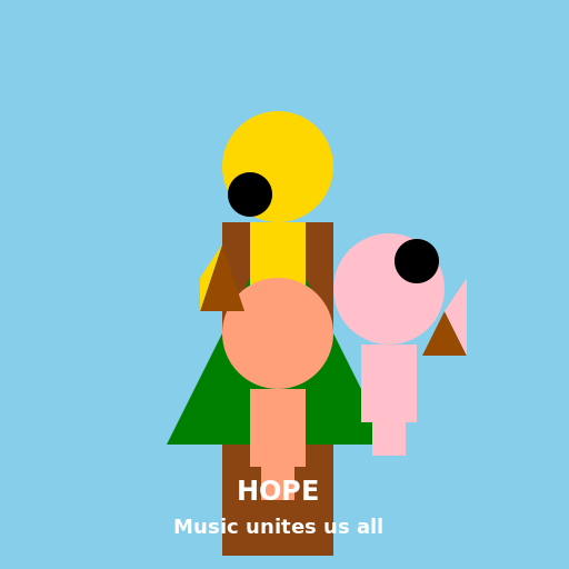 Passionate Children Playing Music under an Ancient Oak Tree - DrawGPT