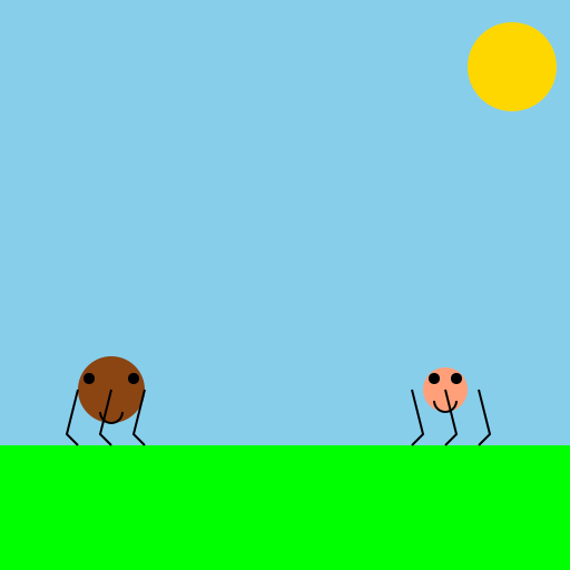 Dog chasing a cat - DrawGPT