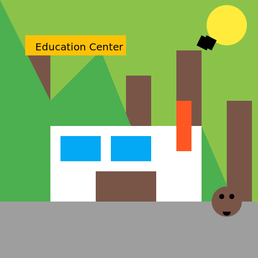 Education Center in the Woods - DrawGPT