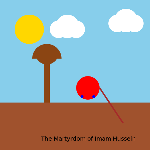 The Tragedy of Al-Taff in Karbala - DrawGPT