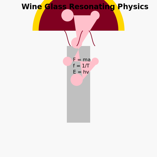 Wine Glass Resonating Physics - DrawGPT