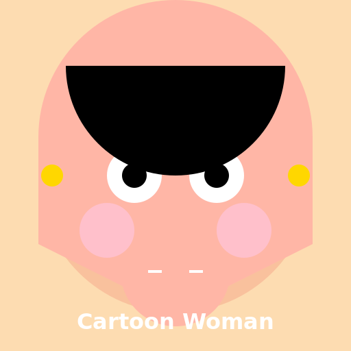 Cartoon Woman Drawing - DrawGPT