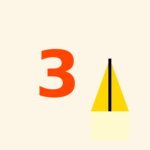 3 not3s Logo for Candle Brand - DrawGPT