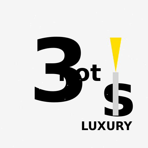 3 not3s Luxury Candle Brand Logo - DrawGPT