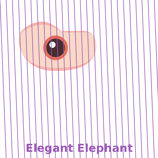 Elegant Elephant Logo - DrawGPT
