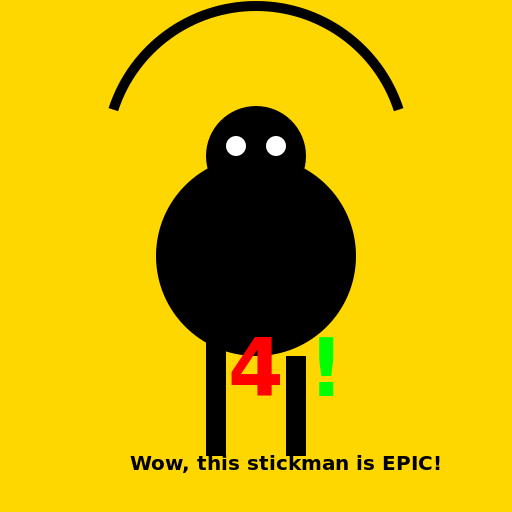Stickman Epic 4 Logo - DrawGPT