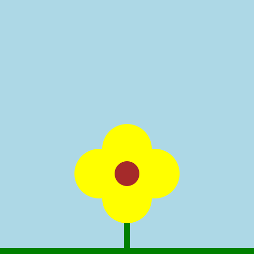 Yellow Flower - DrawGPT