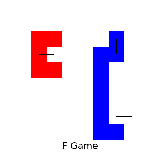 The Letter F Game Logo - DrawGPT