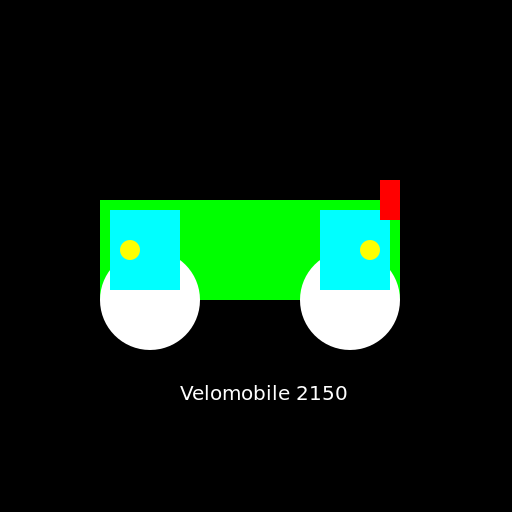 Velomobile from 2150 - DrawGPT