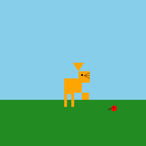 Hunting Cat - DrawGPT