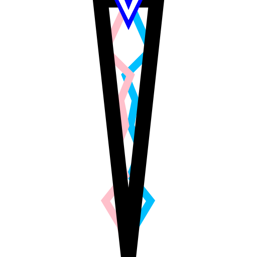 Blue and Red Threads Intertwined - DrawGPT