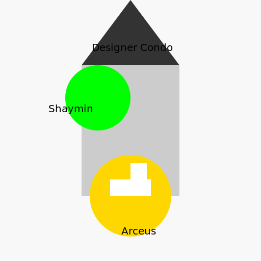 Arceus and Shaymin's Designer Condo - DrawGPT