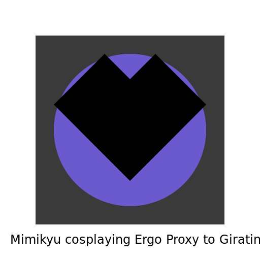 Mimikyu cosplaying as Ergo Proxy to Giratina - DrawGPT