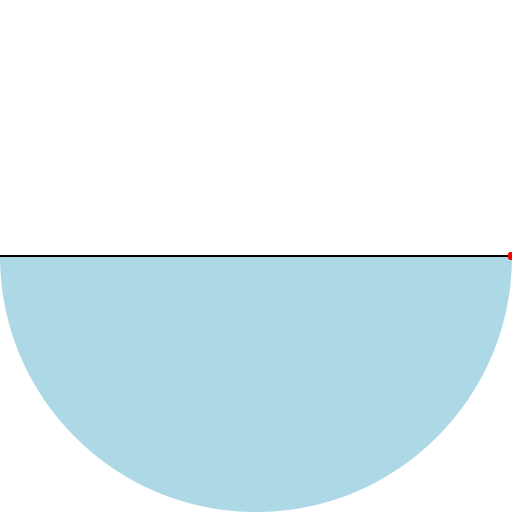 Drawing a semicircle on a diameter and placing 10 equally spaced points - DrawGPT