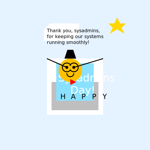 Happy Sysadmins Day - DrawGPT