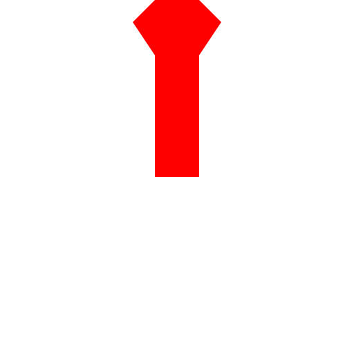 Upward Curved Arrow - DrawGPT