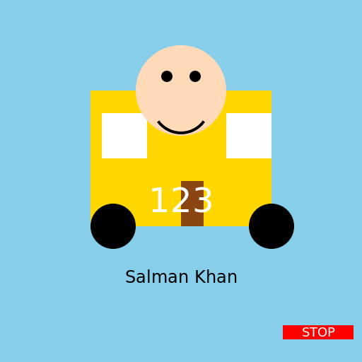 Salman Khan as the Bus Driver - DrawGPT