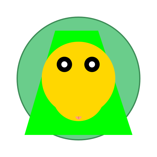 Green Screen Miss Crawly Sing 2 Logo - DrawGPT