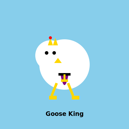 The Majestic Goose King - DrawGPT