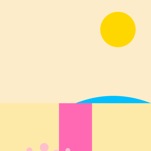 Jenna Ortega in a Colorful Swimsuit - DrawGPT