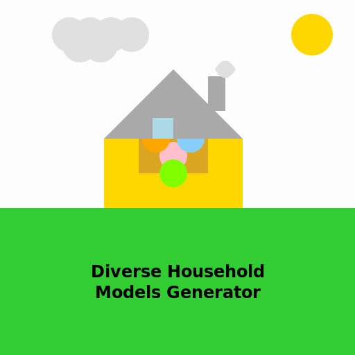 Diverse Household Models Generator Icon - DrawGPT