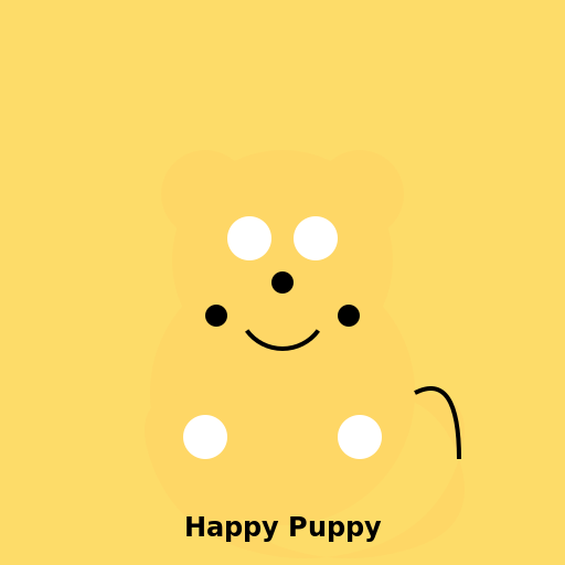 Happy Puppy - DrawGPT